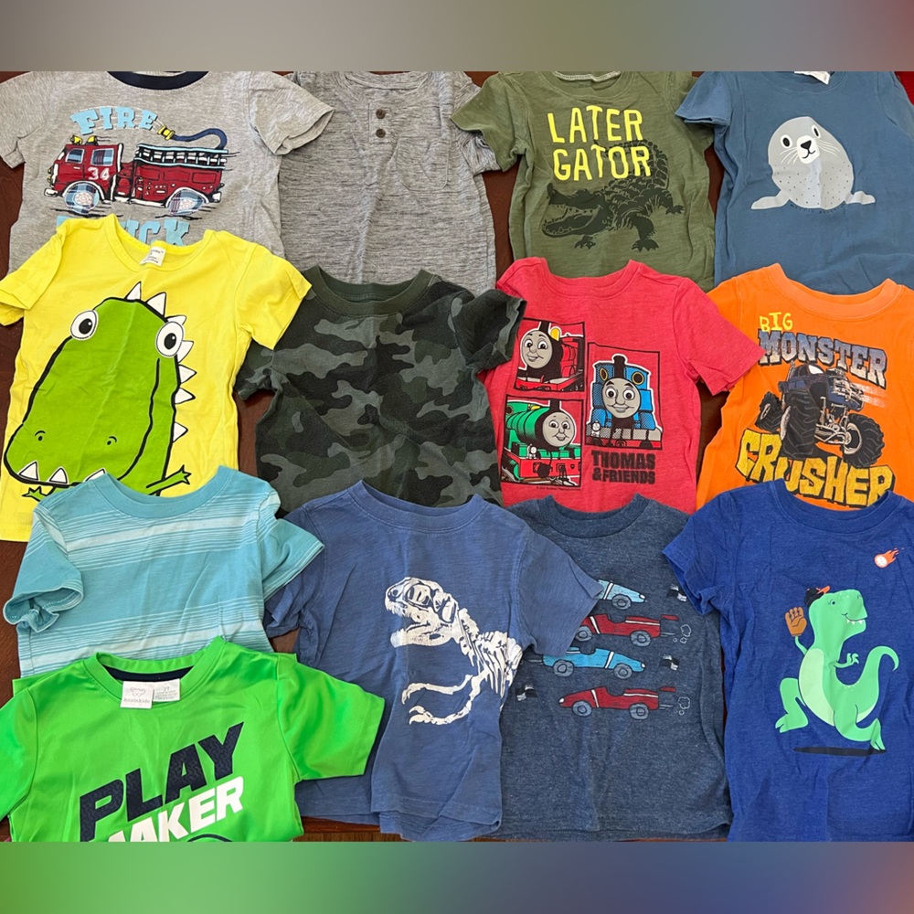 Spring Summer short sleeve top lot 2T/24 months